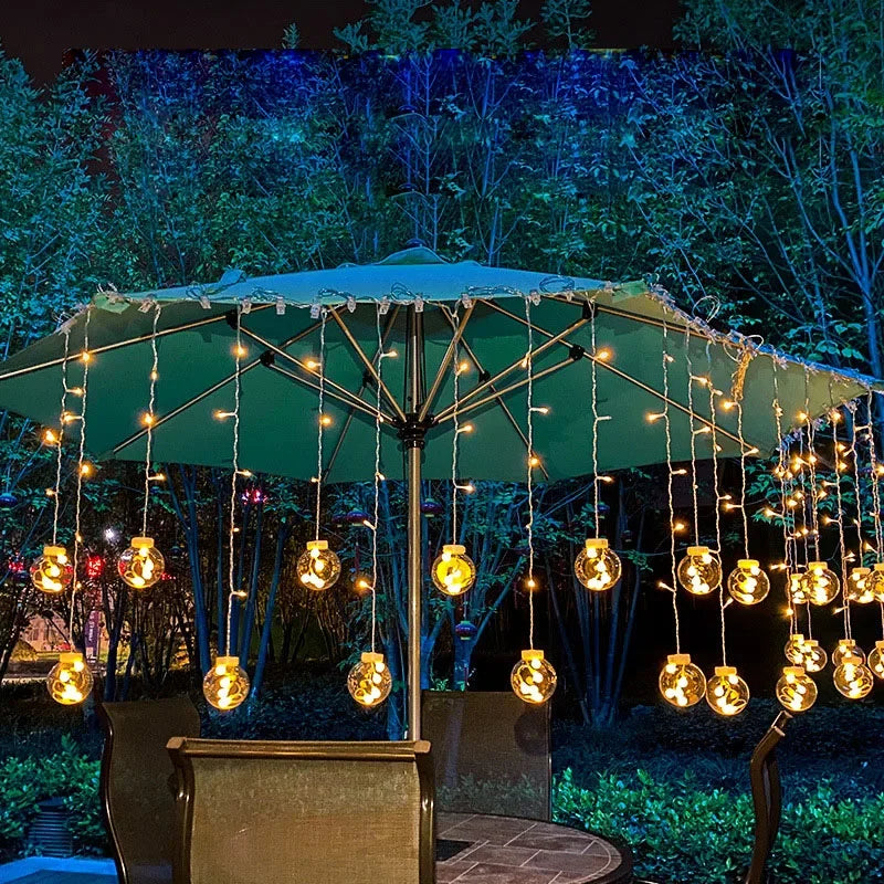 Guirlande lumineuse LED étanche pour l'extérieur – Guirlande lumineuse d'ambiance pour jardin et terrasse | Élévateur à bol