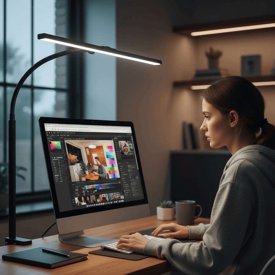 Luminex | Architekten-Schreibtischlampe avec 25 Beluchtungsmodi