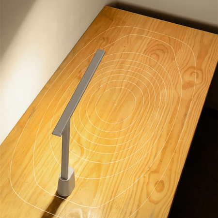 Lampe de bureau LED pliable avec éclairage alimenté par USB à intensité variable