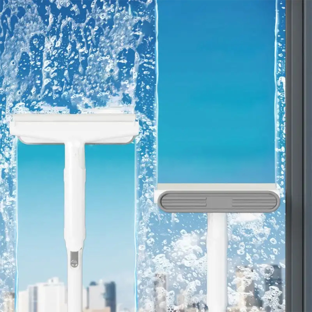 Nettoyeur de vitres 3-en-1 avec pulvérisateur et réservoir intégré