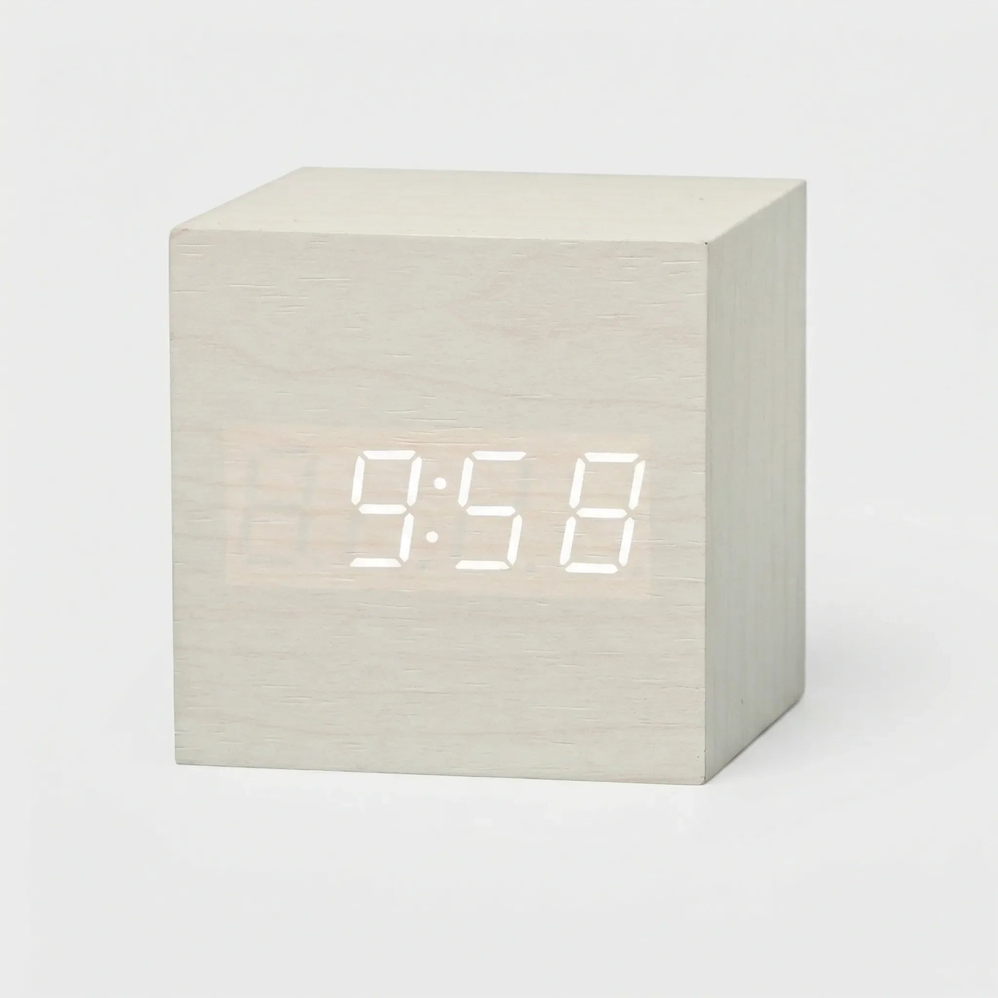 LumiTick - Horloge numérique carrée compacte