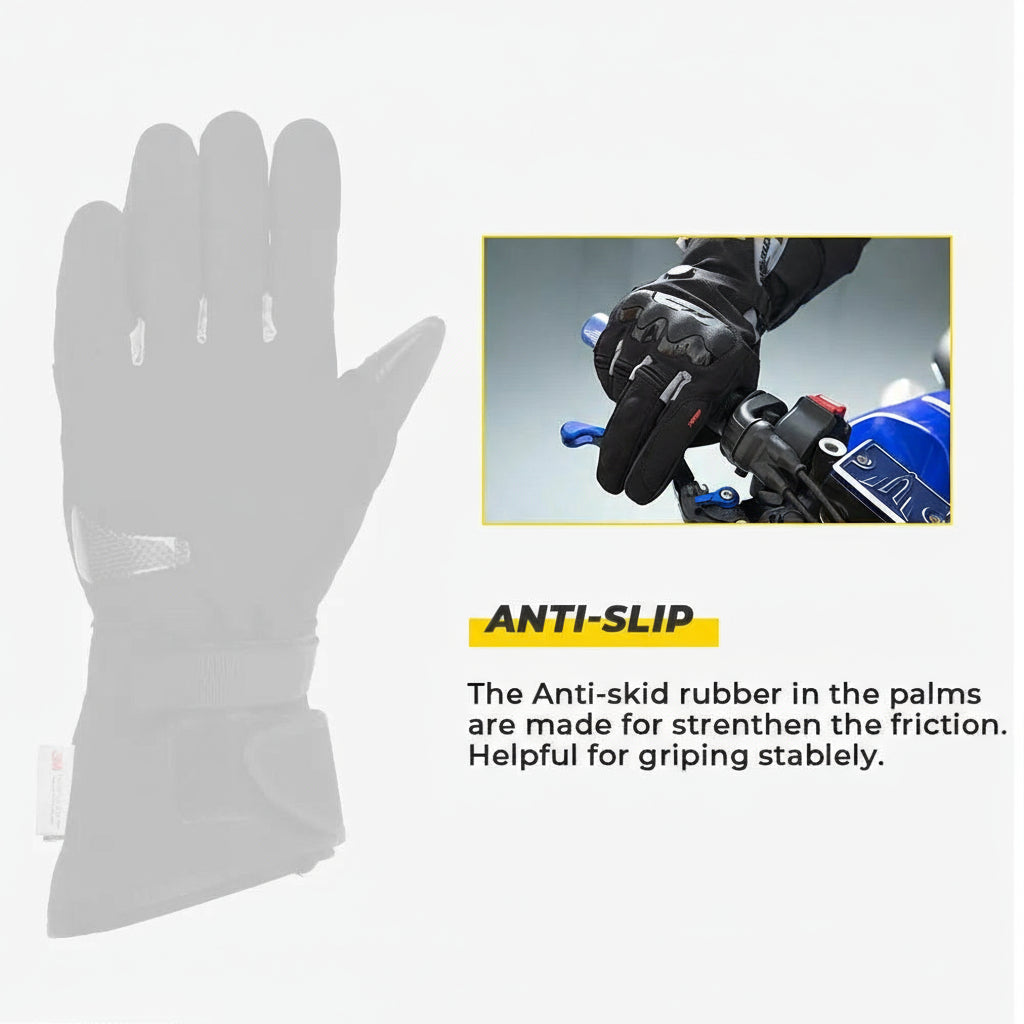 Gants chauffants thermiques | Gants d'hiver rechargeables imperméables