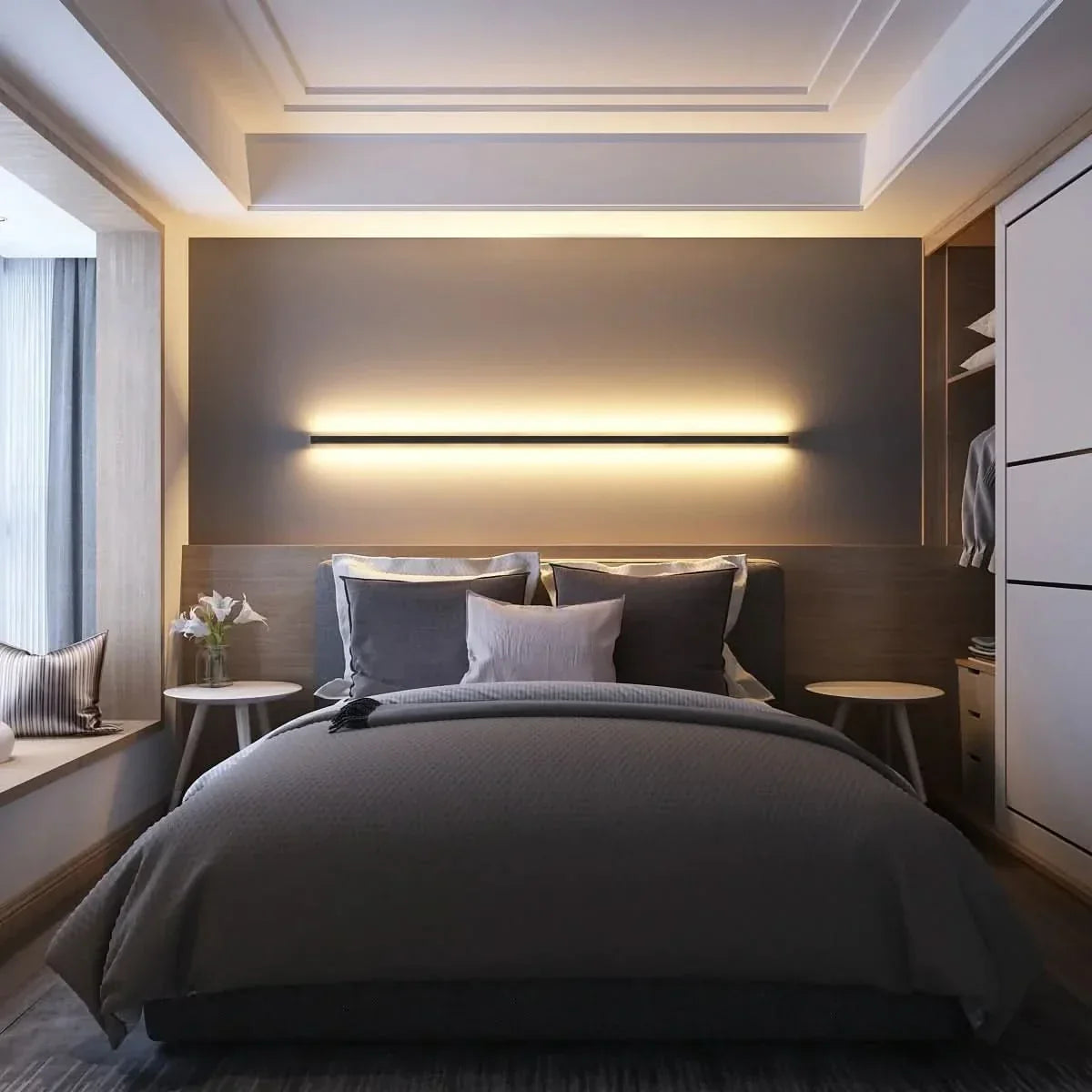 Applique murale LED moderne avec options de gradation