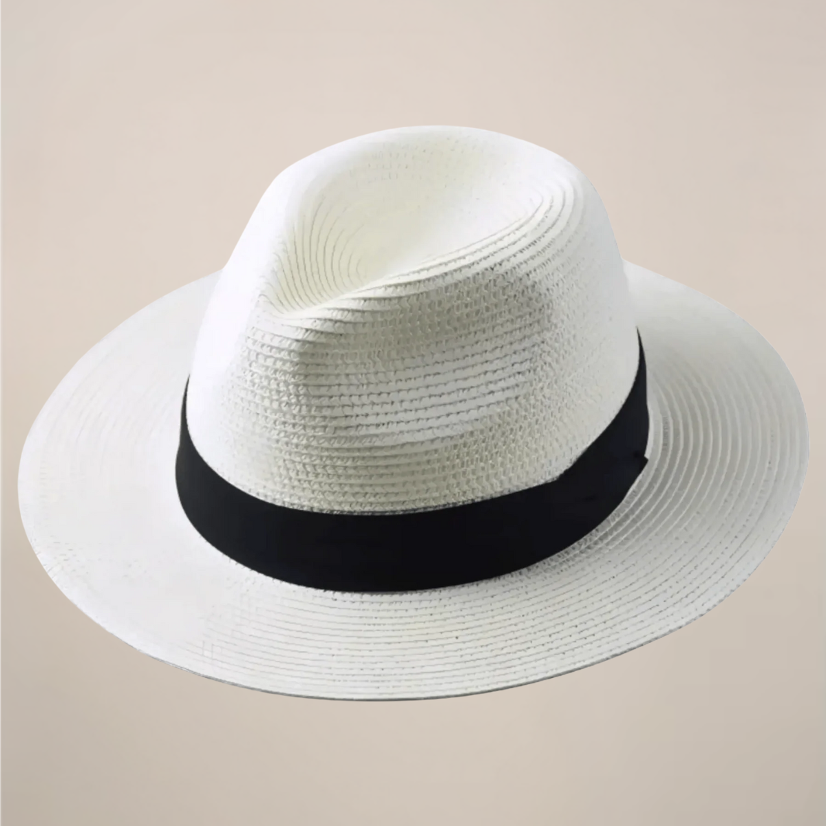 Chapeau Panama classique d'été pour homme avec un large bord pour un style estival intemporel