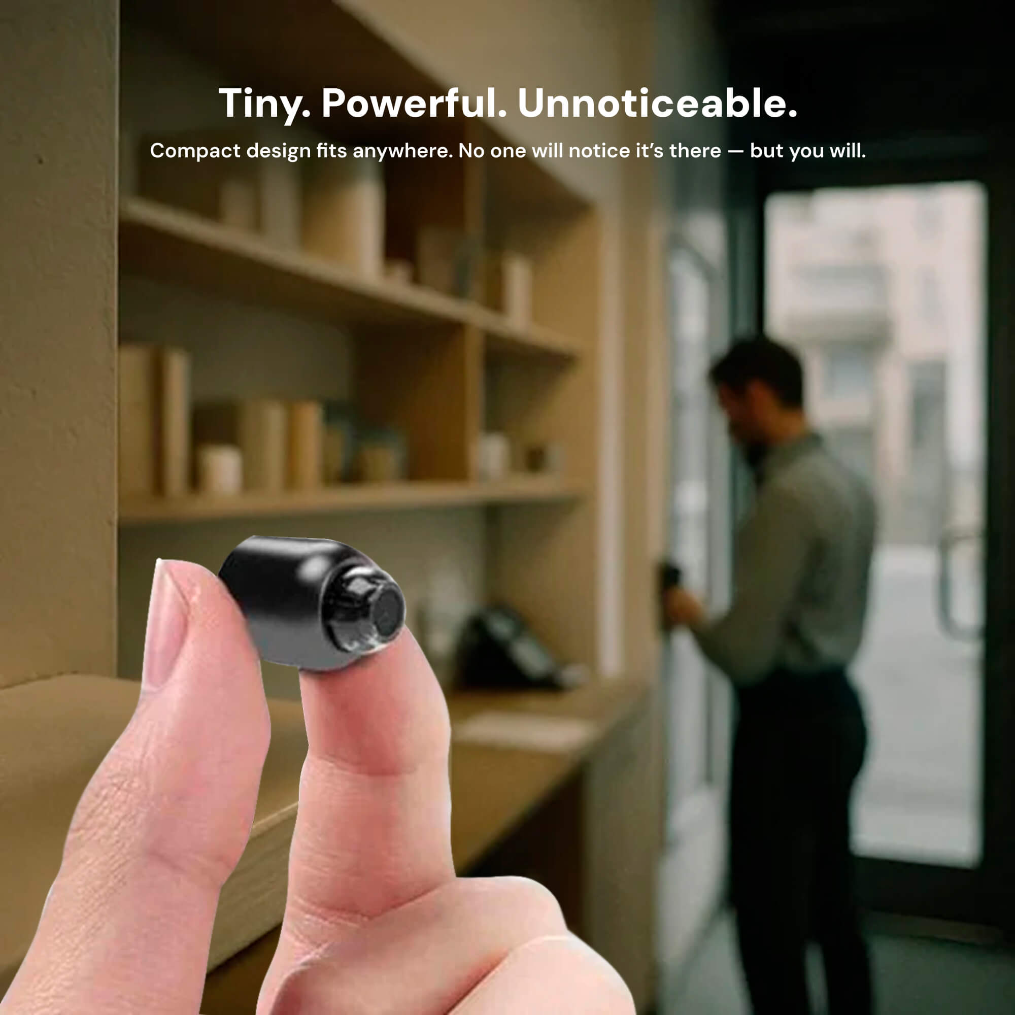 Caméra de surveillance sans fil NexaGuard avec audio, pour une utilisation à domicile.