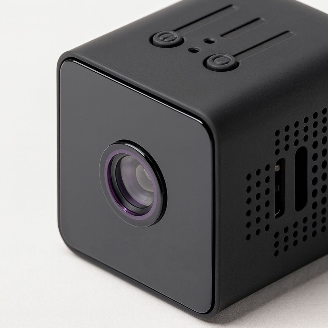 Mini-caméra | Surveillance en direct partout | Vision nocturne et détection de mouvement