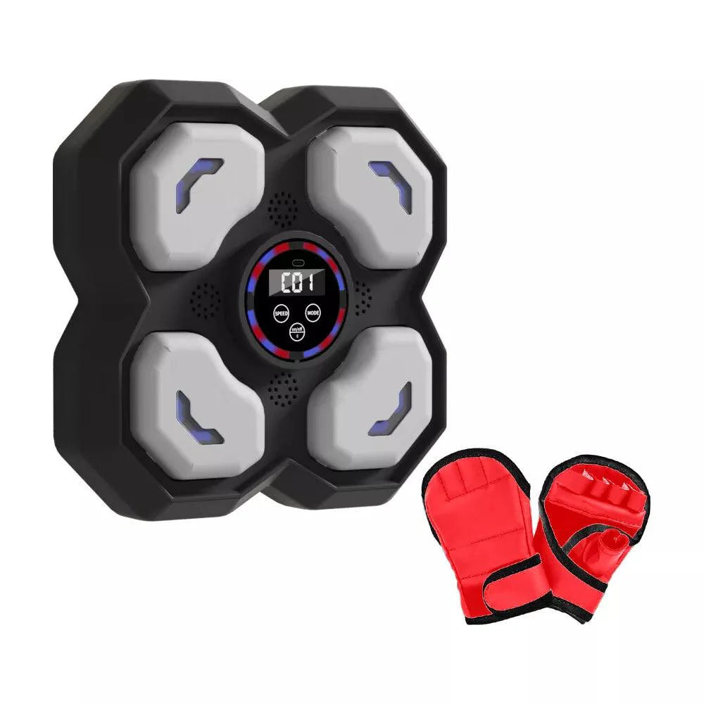 Machine de Boxe Musicale – Appareil de Boxe Mural Bluetooth avec LED & Entraînement Réactif