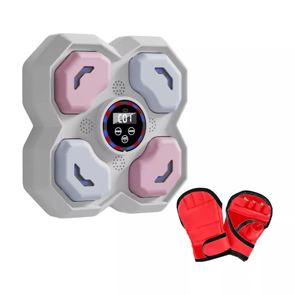 Machine de Boxe Musicale – Appareil de Boxe Mural Bluetooth avec LED & Entraînement Réactif