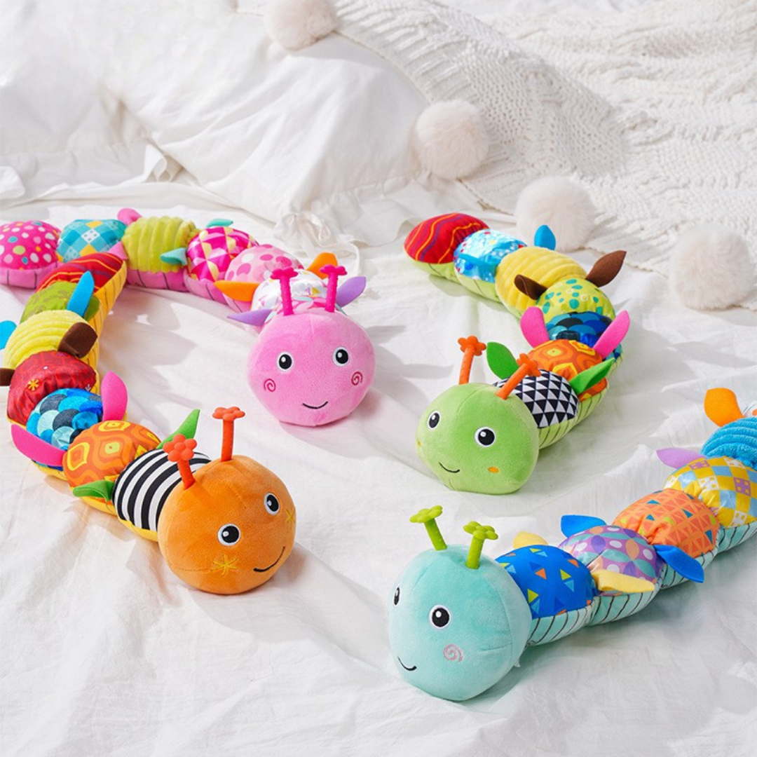 Chenille Musicale pour Enfants – Peluche Interactive pour le Développement Sensoriel et Moteur