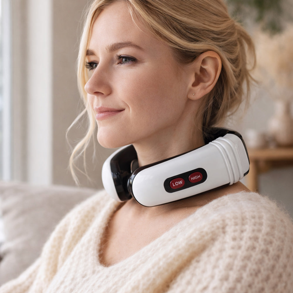Appareil de massage cervical avec technologie EMS/TENS