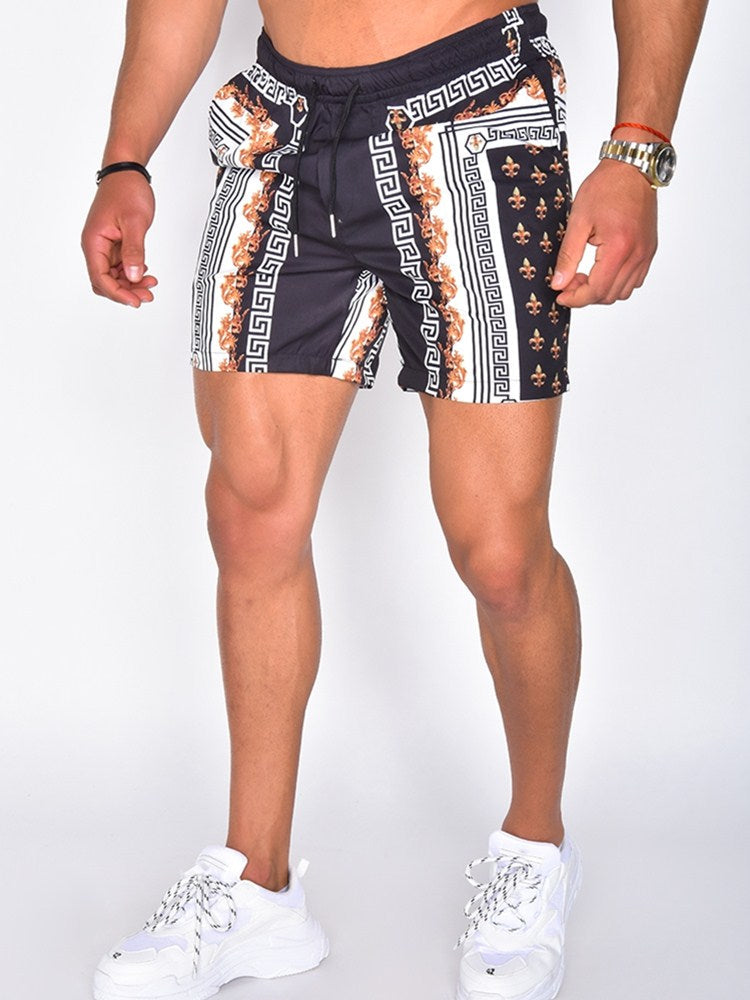 Ensemble d'été pour homme avec manches courtes et shorts assortis