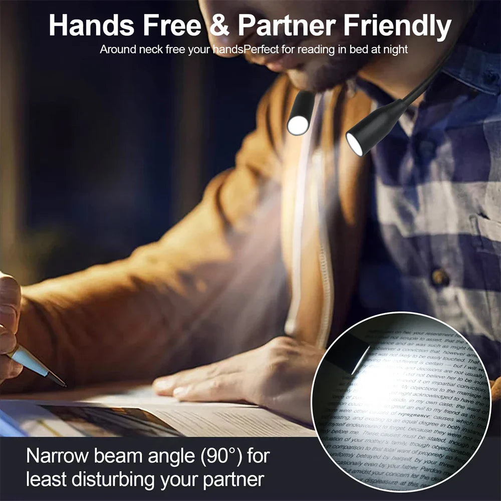 Necklume - Lampe LED à porter autour du cou