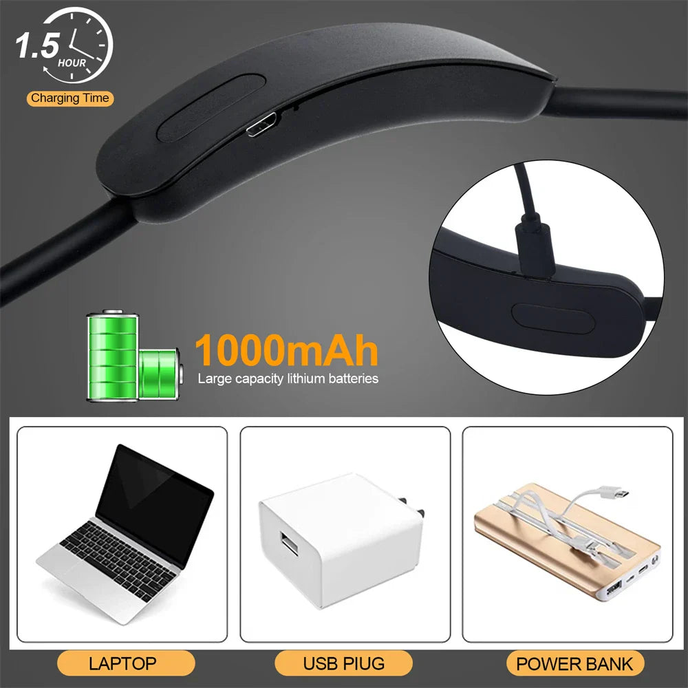 Necklume - Lampe LED à porter autour du cou