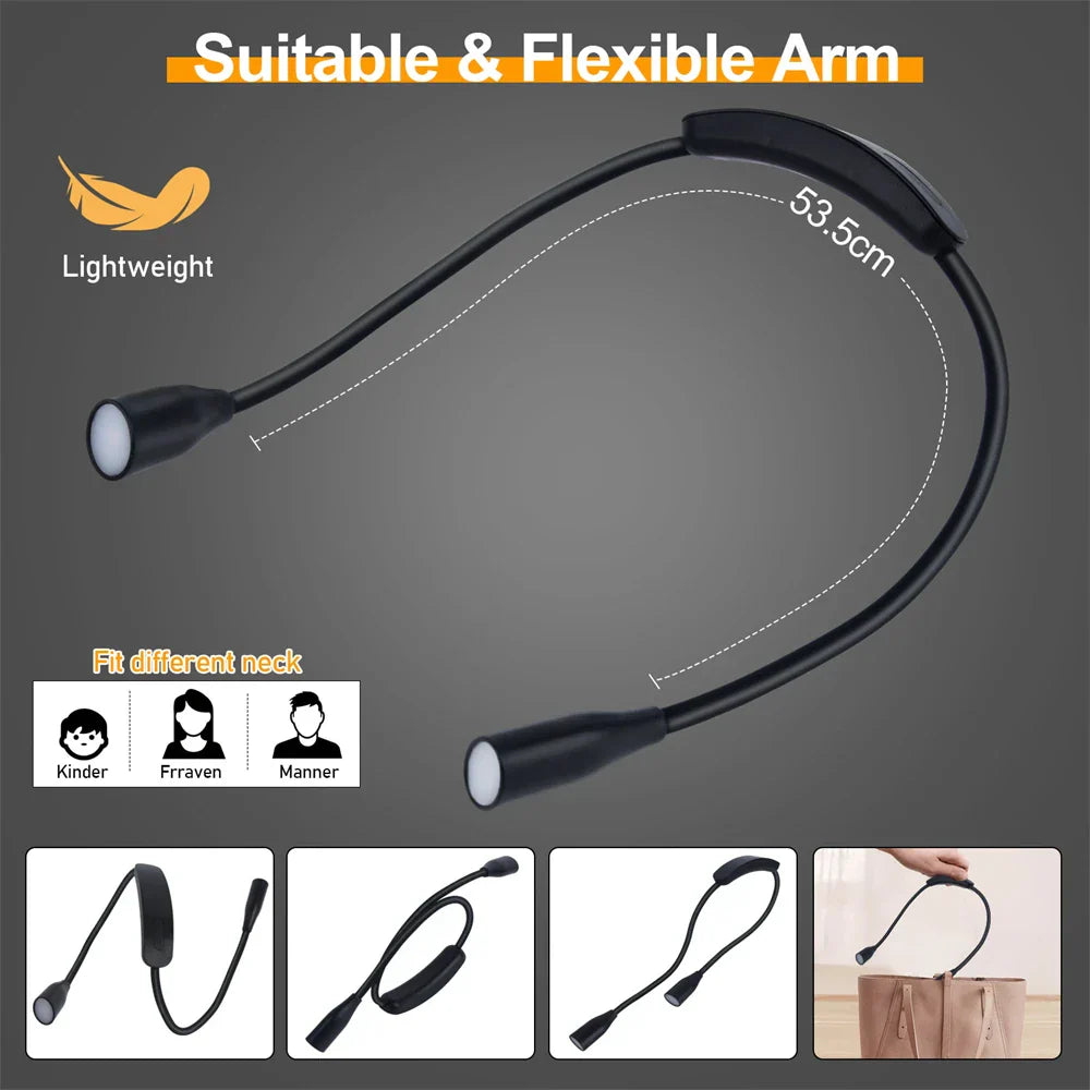 Necklume - Lampe LED à porter autour du cou