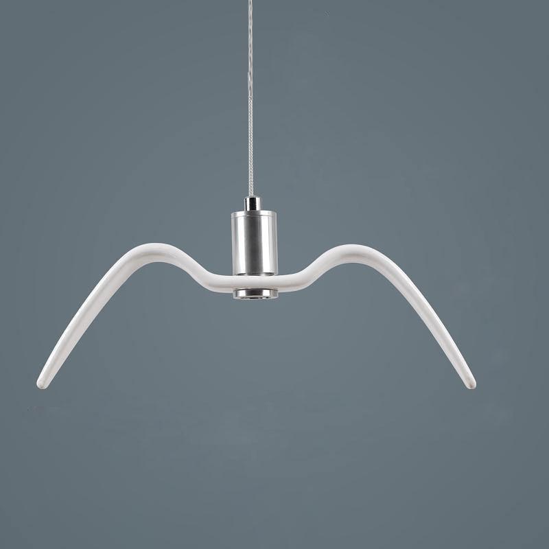 Lampe à suspension LED Vogeldesign en résine d'aluminium blanc noir 3000K 4000K 6000K lampe à suspension murale minimaliste et organique | Sansotis