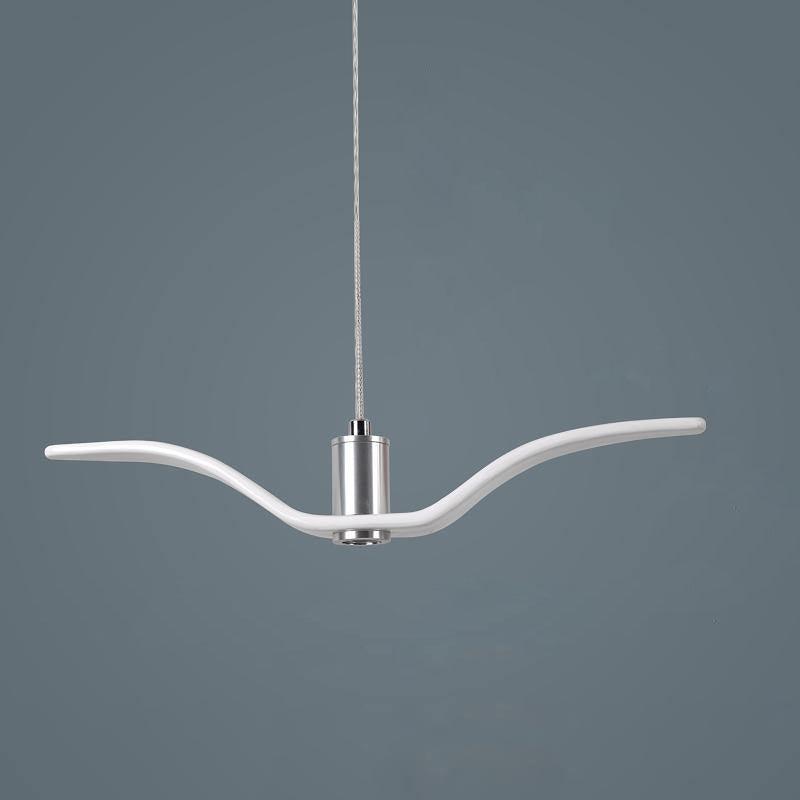 Lampe à suspension LED Vogeldesign en résine d'aluminium blanc noir 3000K 4000K 6000K lampe à suspension murale minimaliste et organique | Sansotis