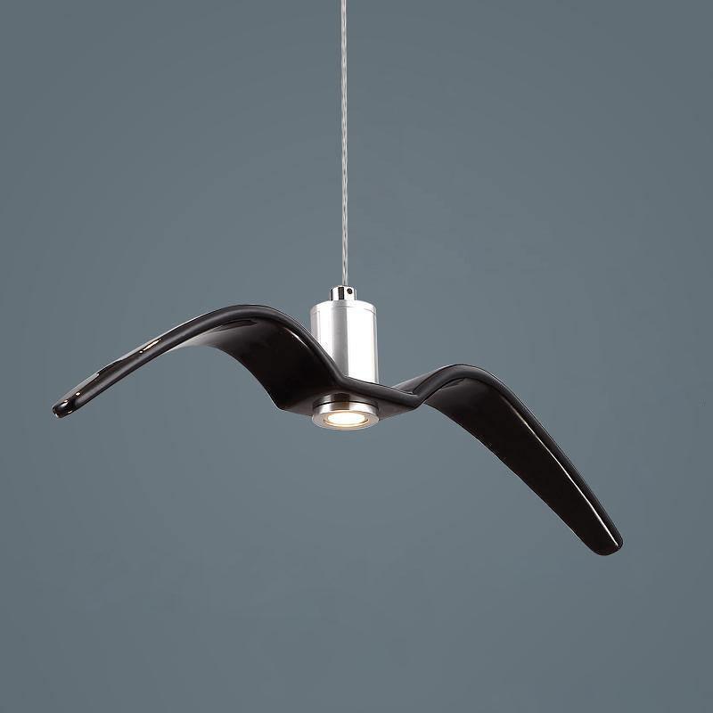 Lampe à suspension LED Vogeldesign en résine d'aluminium blanc noir 3000K 4000K 6000K lampe à suspension murale minimaliste et organique | Sansotis