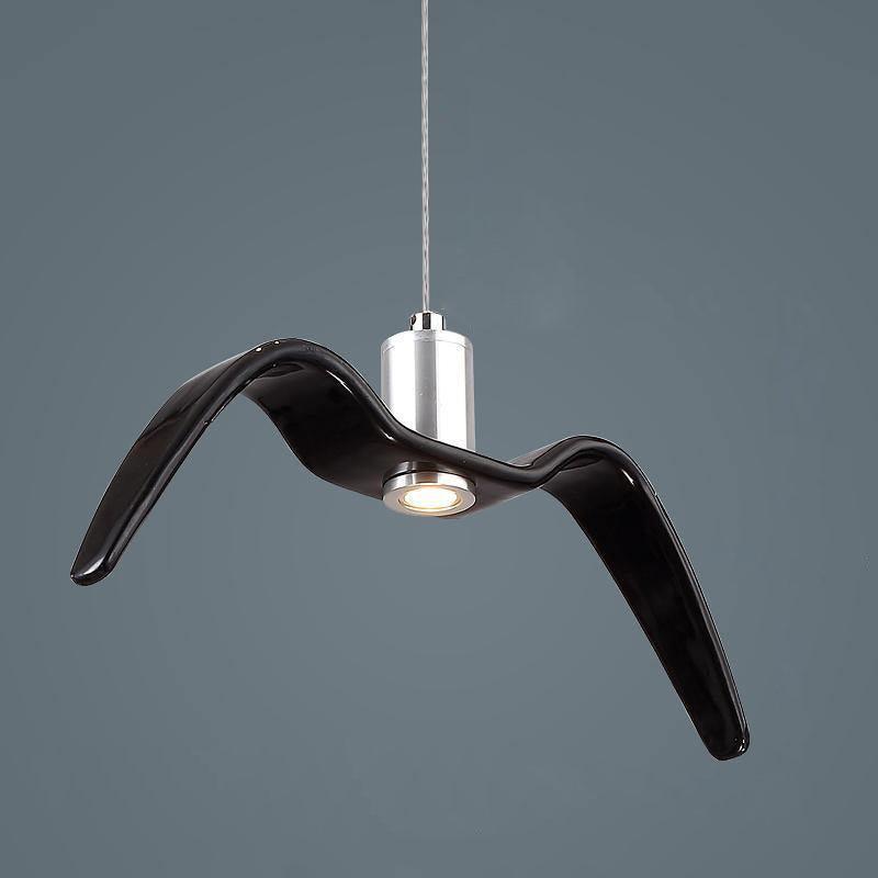 Lampe à suspension LED Vogeldesign en résine d'aluminium blanc noir 3000K 4000K 6000K lampe à suspension murale minimaliste et organique | Sansotis