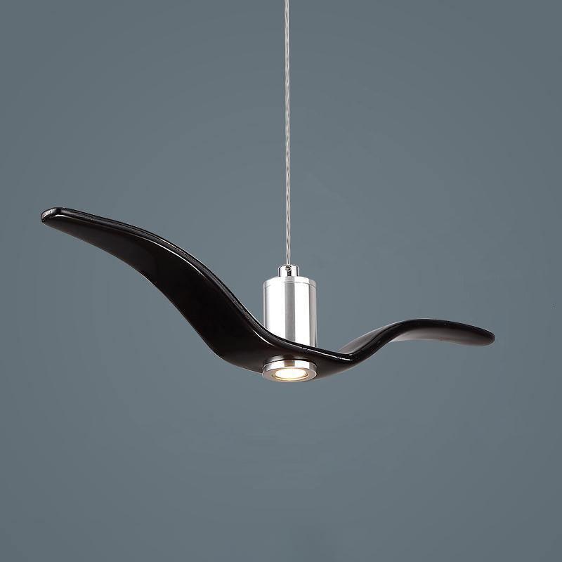 Lampe à suspension LED Vogeldesign en résine d'aluminium blanc noir 3000K 4000K 6000K lampe à suspension murale minimaliste et organique | Sansotis