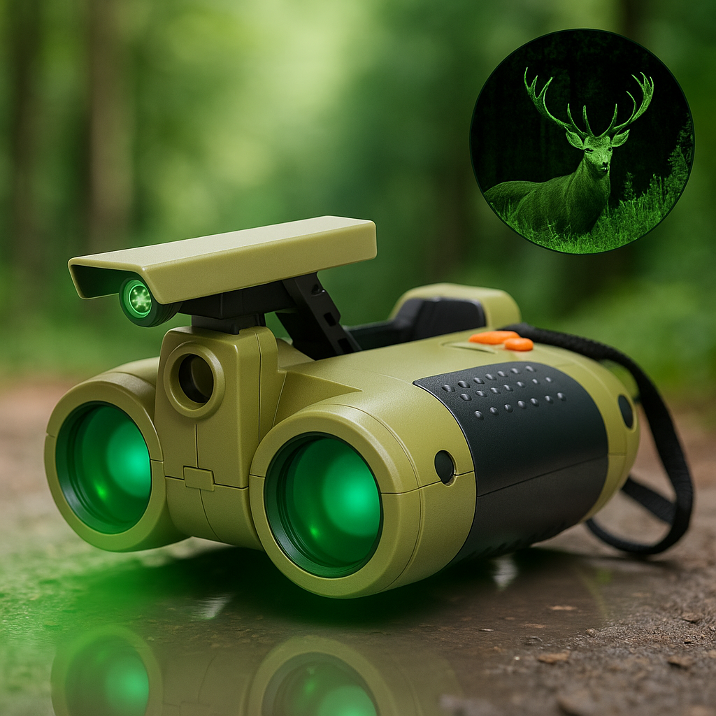 Jumelles AdventureSeek Vision Nocturne pour Enfants – Idéales pour les jeux en plein air, l’observation des animaux et l’exploration