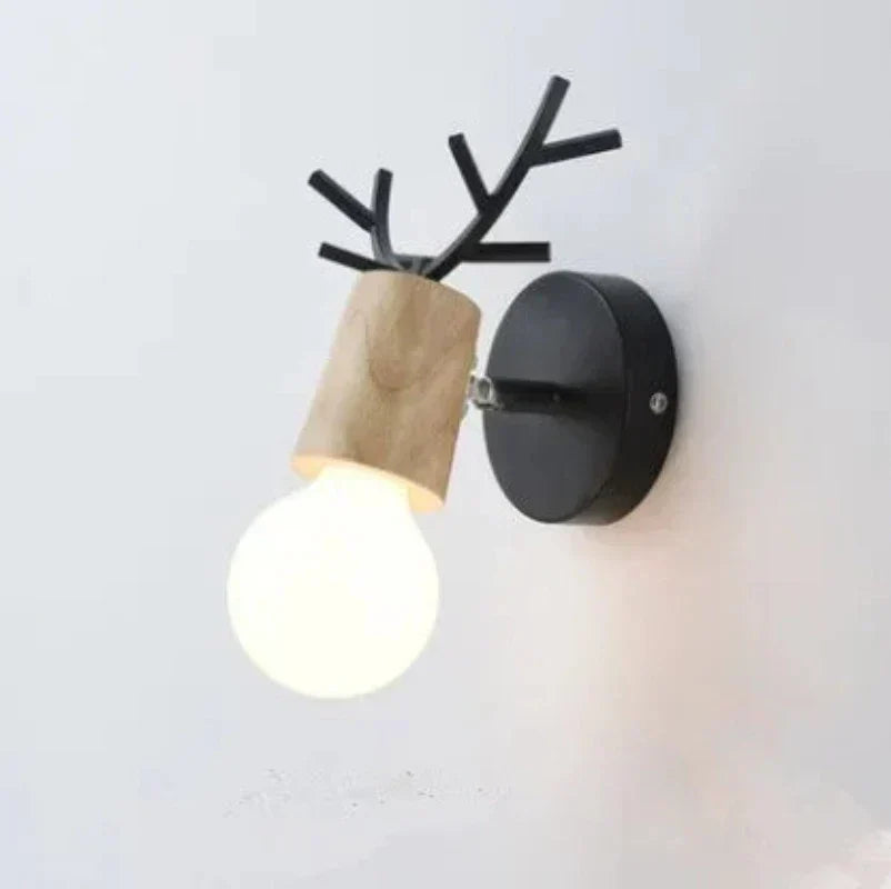 Applique murale nordique | Accent en bois de conception de bois