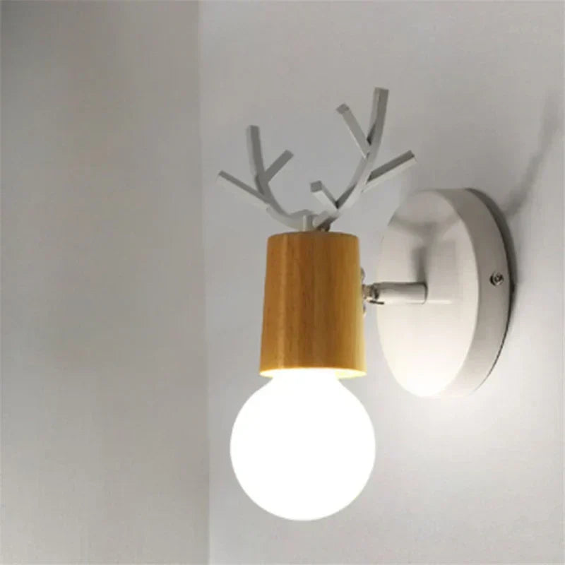 Applique murale nordique | Accent en bois de conception de bois