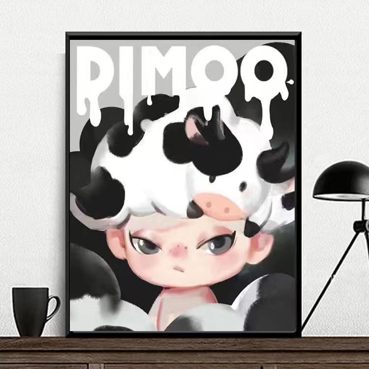 Décoration murale de personnage fantaisiste