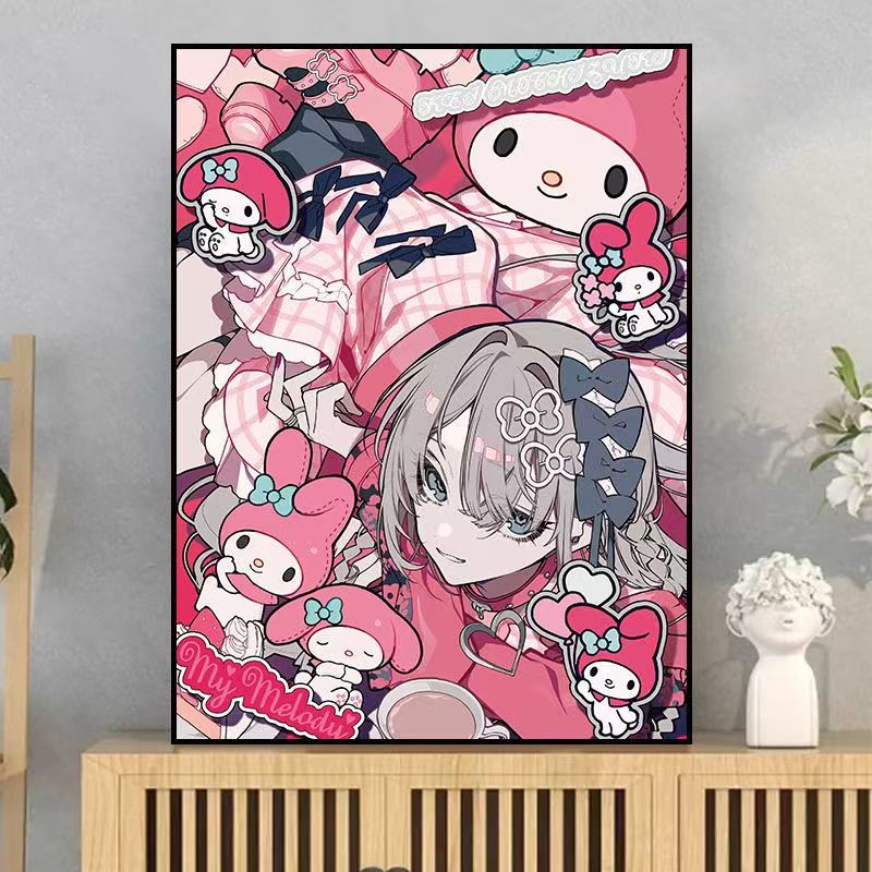 Décoration murale de personnage de dessin animé