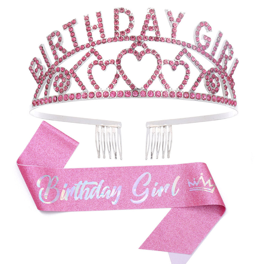 Couronne et bandeau d'anniversaire pour femme