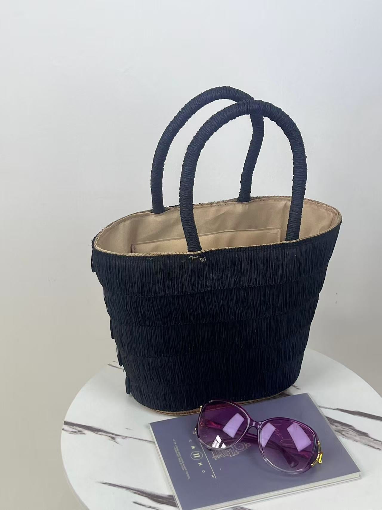 Sac à main tendance à pompon décoratif