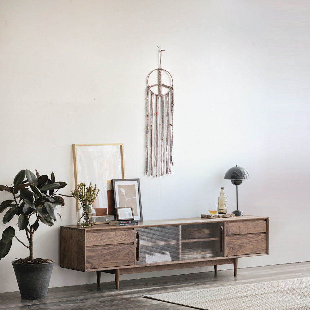 Décoration murale en macramé avec un attrait élégant
