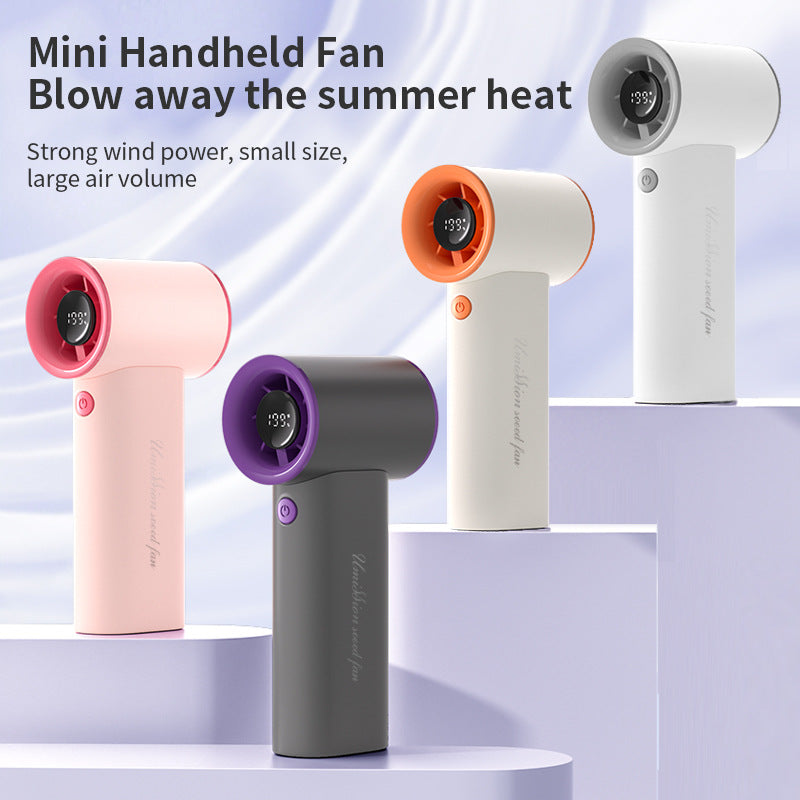 Sèche-cheveux de voyage numérique compact unisexe nan avec affichage de la température LED et moteur silencieux