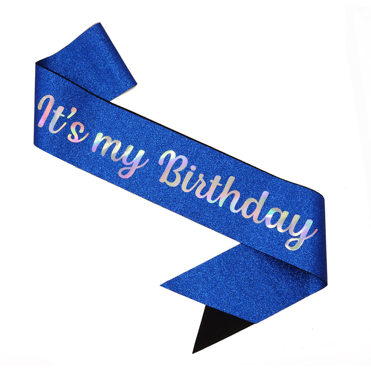 Bande d'anniversaire festive pour femme avec motif pailleté