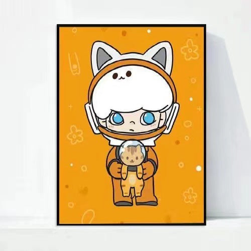 Décoration murale de personnage fantaisiste