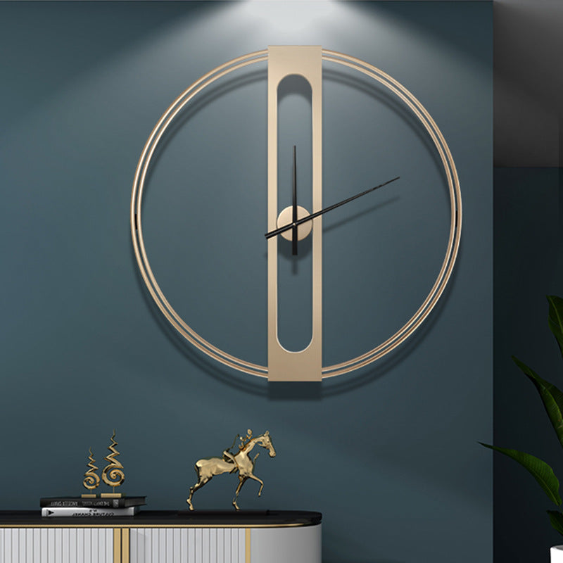 Grande horloge murale nordique silencieuse pour salon, 20 pouces