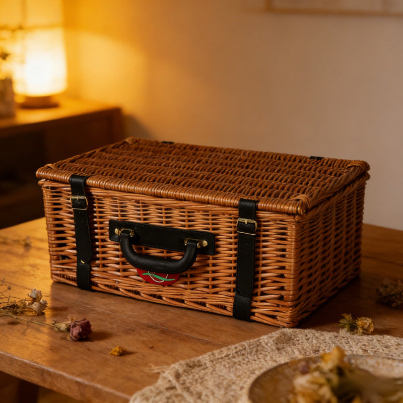 Panier à linge élégant pour femme avec doublure en tissu amovible