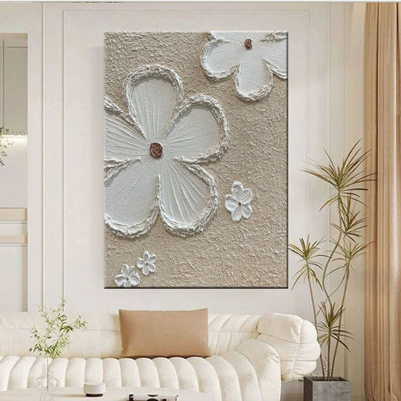 Décoration murale en relief floral
