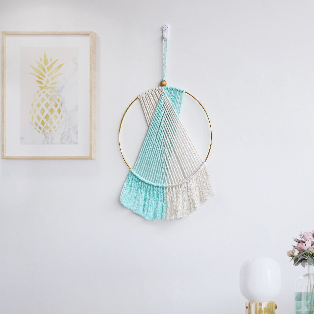 Décoration murale en macramé avec un attrait élégant