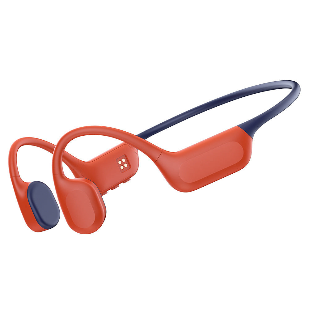 Écouteurs sans fil à conduction osseuse bicolores – bleu-orange, gris-vert ou noir
