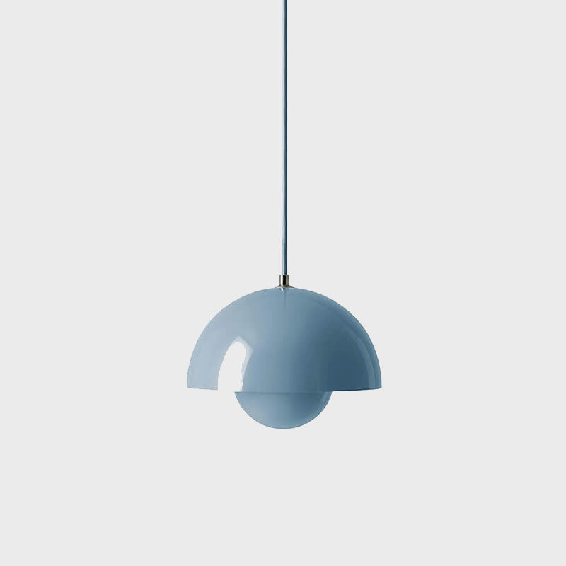 Lampe à suspension Scandinavische Halfrond Metalen Kap 1-Lichtpunt Modern Design Eetkamer Woonkamer | Sansotis