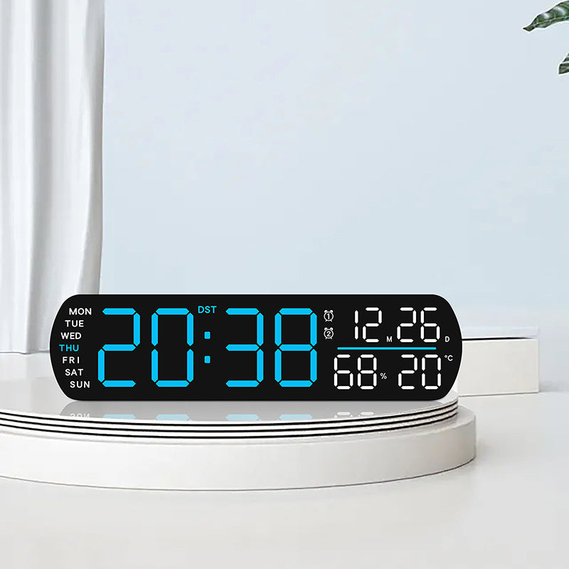 Horloge murale numérique avec affichage multifonctionnel