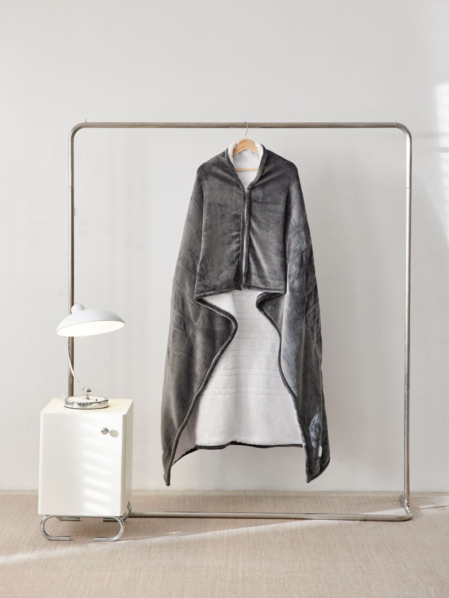 Couverture douillette chauffante