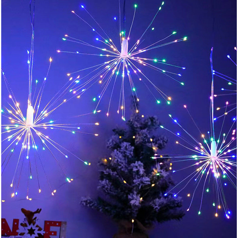 Suspension LED Starburst à fibre optique