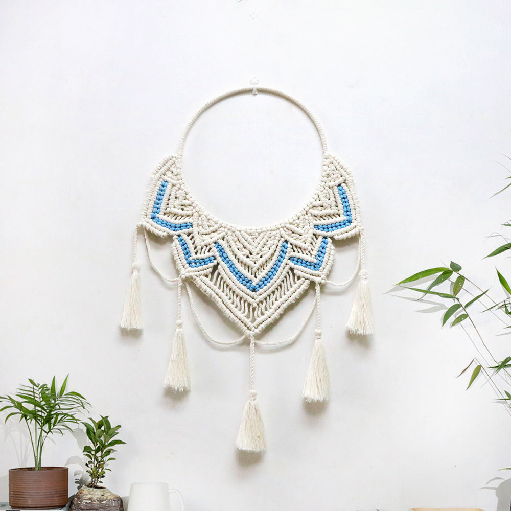Décoration murale en macramé avec un attrait élégant