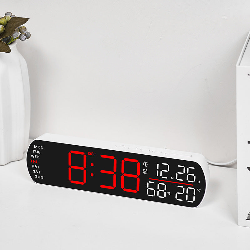 Horloge murale numérique avec affichage multifonctionnel