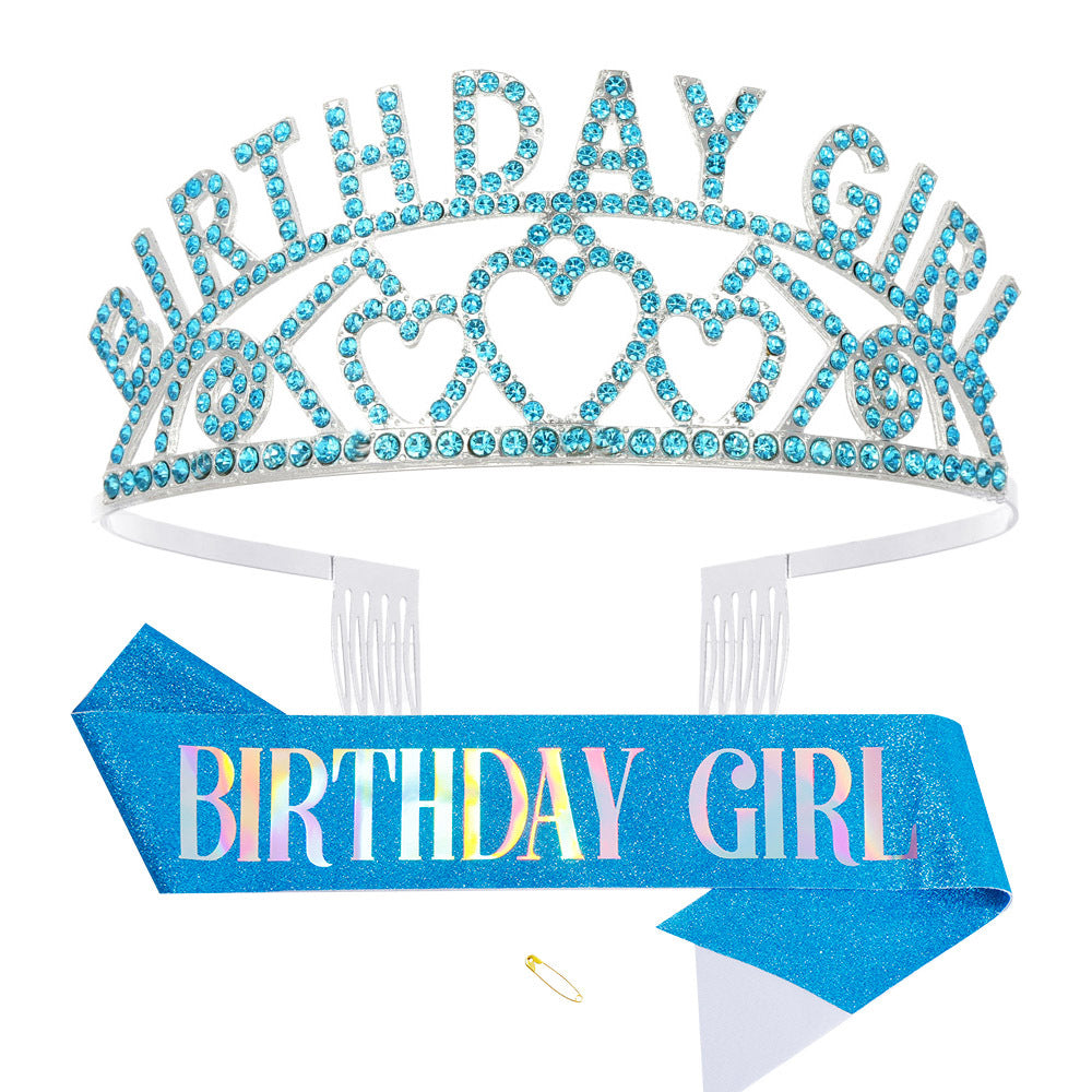 Couronne et bandeau d'anniversaire pour femme