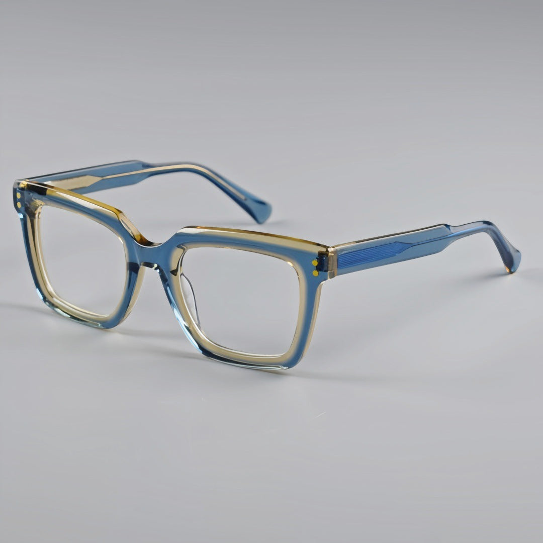 Monture de lunettes carrée en acétate rétro Tatt