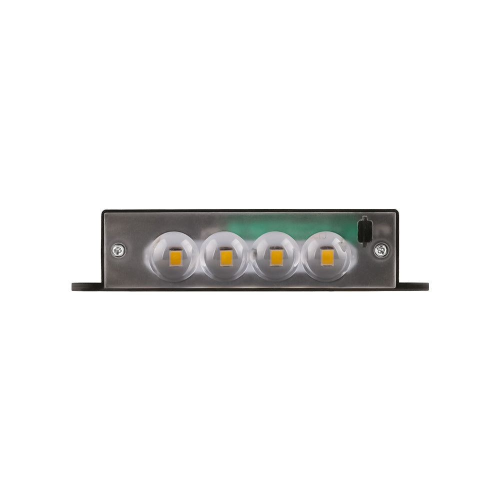 Applique murale LED compacte à détecteur de mouvement à énergie solaire pour escaliers et clôtures extérieures