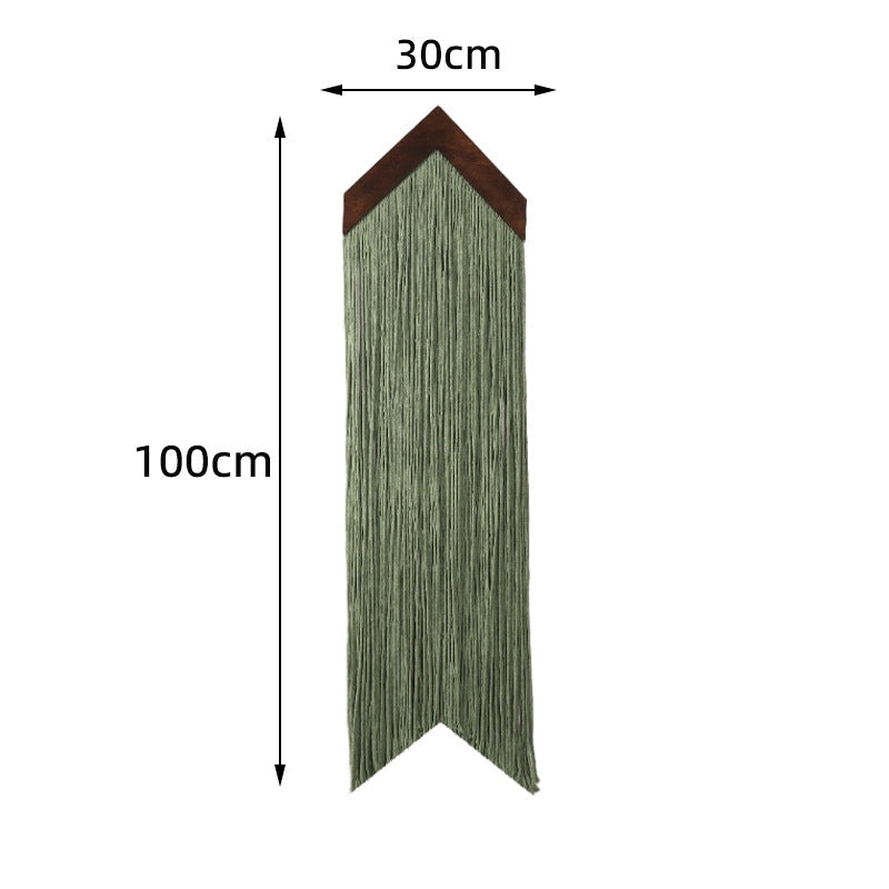 Décoration murale en macramé avec motif nuage