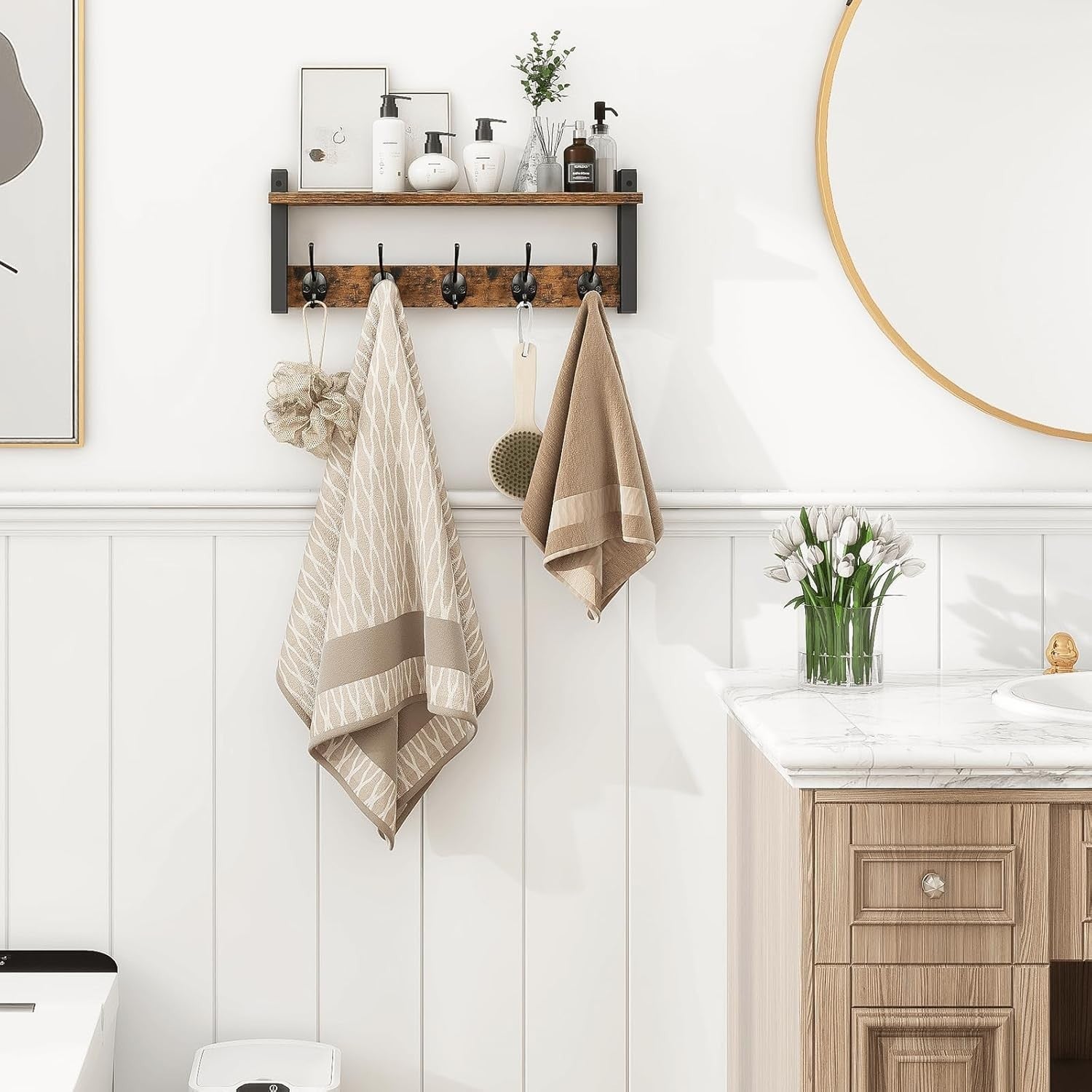 Armoire murale avec étagère